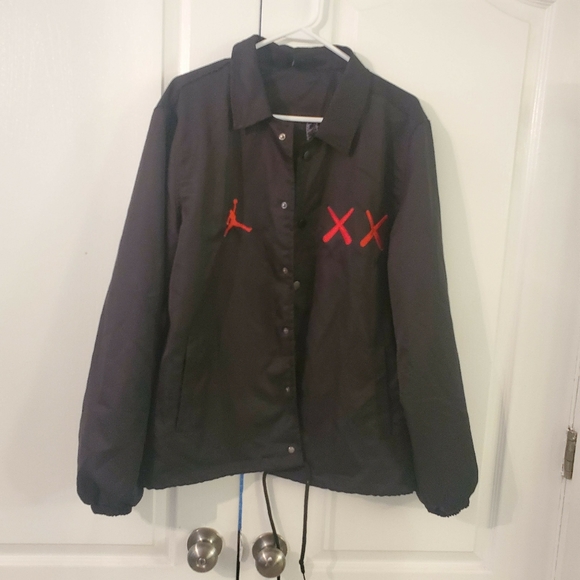 Jordan Other - *Rare* KAWS x Jordan collab coaches jacket sz XXL